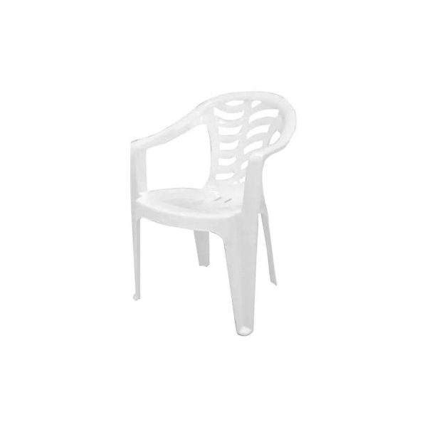 Sillon Iguazu Apilable c/apoyabrazos Blanco