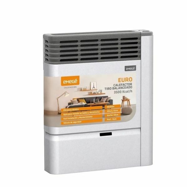 Calefactor EMEGE  EURO 2135 Tiro Balanceado Multigas 3500kcal