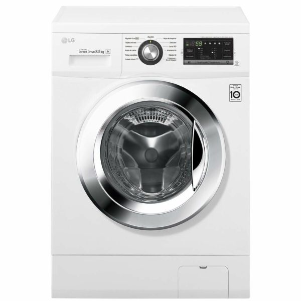 Lavarropas LG Inverter 8.5kg 1400rpm White  WM8514WE6