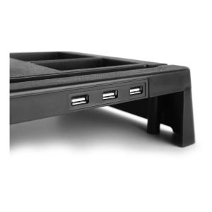 Base ONEBOX Ergonómica de escritorio con Organizador y puerto USB OB-SUSB