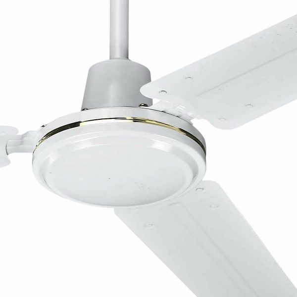 Ventilador de techo aspas metalicas blanco KEN BROWN XJ101 - Image 2