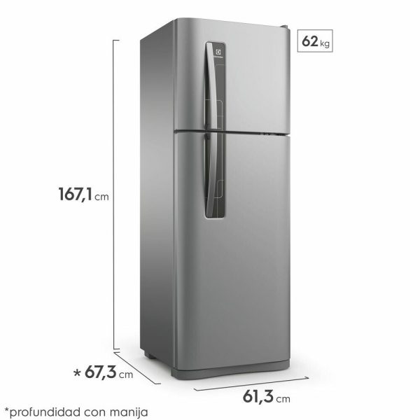 Heladera ELECTROLUX No Frost Plata 345lts DF3900P - Image 4
