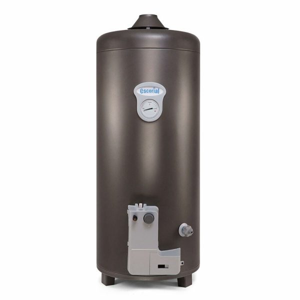 Termotanque GEISER 80lts Gris Grafito ESCORIAL Multigas Carga superior