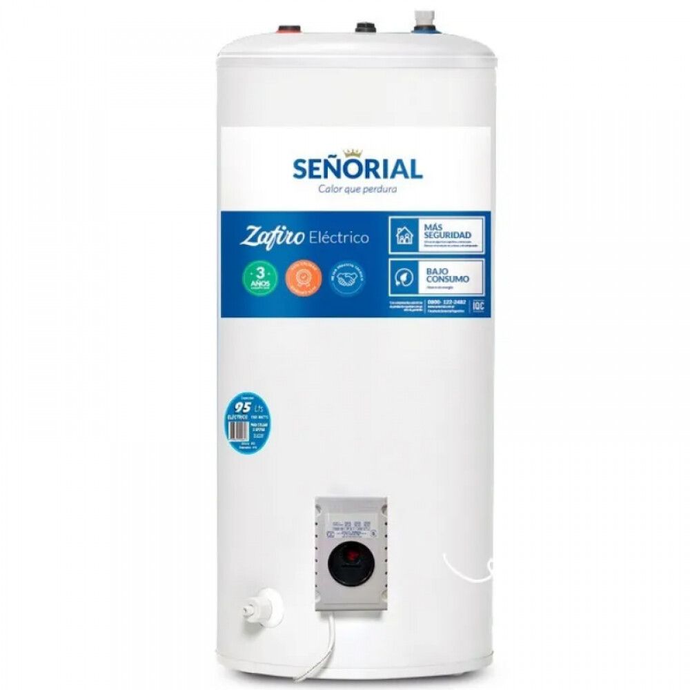 Termotanque Electrico SEÑORIAL 95L LZTESZ-95  LZ 330006  Carga Superior