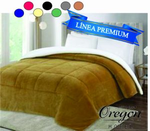 Edredon con Corderito OREGON 44111201 Twin  Premium 1 1/2 plaza – 150X 220 CM