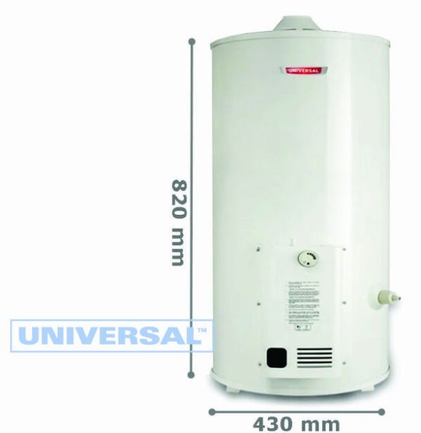Termotanque UNIVERSAL 55L Multigas TU55 carga superior