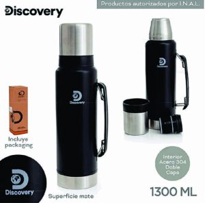 Termo DISCOVERY 1300ml 14715 Negro