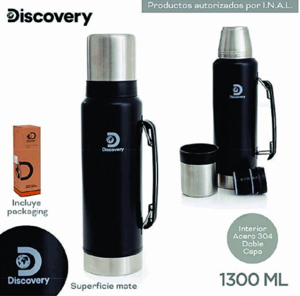 Termo DISCOVERY 1300ml 14715/14713 Negro