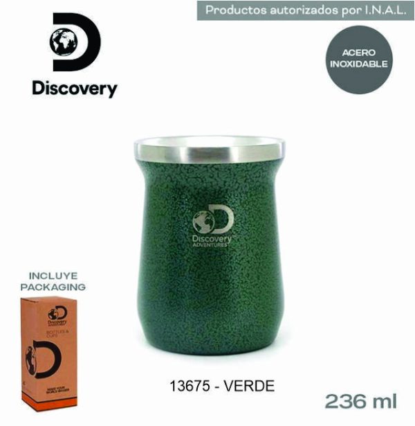 Mate de Acero inox.DISCOVERY 13675  236ml