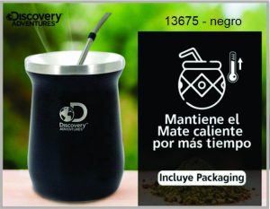 Mate de Acero inox.DISCOVERY 13675/13673/13674  236ml