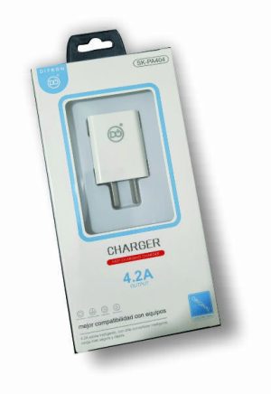 Cargador Rapido  5V 4,2A salida USB No incluye cable SKPA404