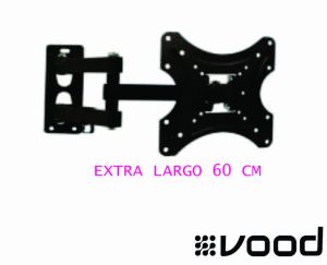 Soporte Tv extensible a 60cm doble brazo 23» a 50» cod. 20050 VOOD