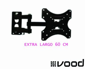 Soporte Tv extensible a 60cm doble brazo 23” a 50” cod. 20050 VOOD