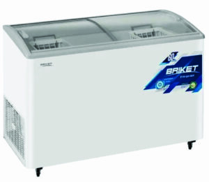 Freezer Exhibidor Horizontal curvo BRIKET TVH3300 BL HC A1