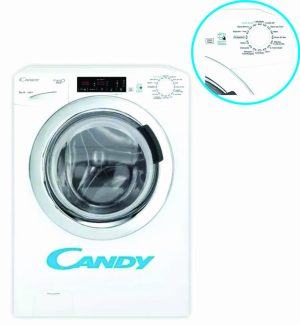 Lavarropas CANDY GVS128TC3-12  LVR Front 8kg 1200rpm blanco