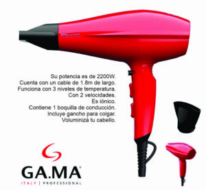 Secador de pelo GAMA BRILLIANT CERAMIC. Ion BECHD002216