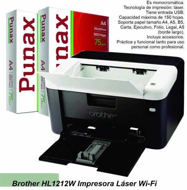 Impresora BROTHER HL  con Wifi 1212W - Image 3