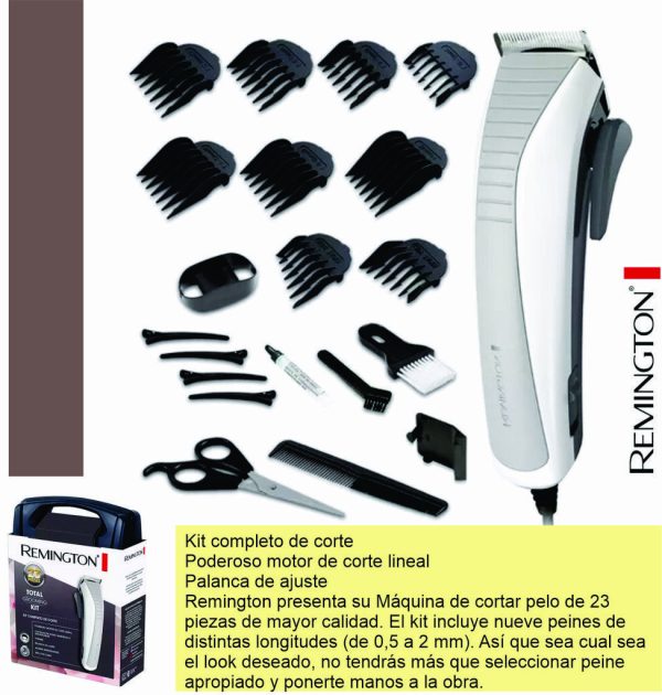 Cortadora de Cabello REMINGTON 23PZAS C/CABLE HC4050