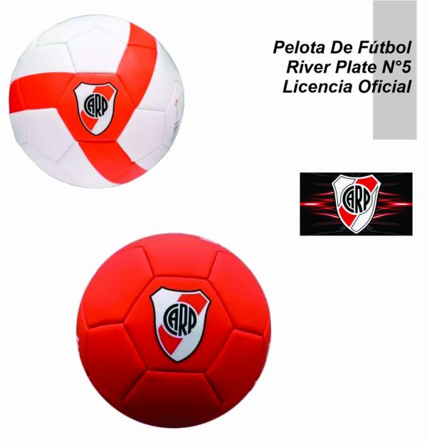 Pelota de Futbol  Nro 5 Licencia Oficial River Plate Cod 10122