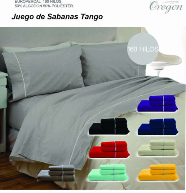 Juego de Sabanas OREGON Tango King Call 160 hilos cod.1414406 – Linea Hogar