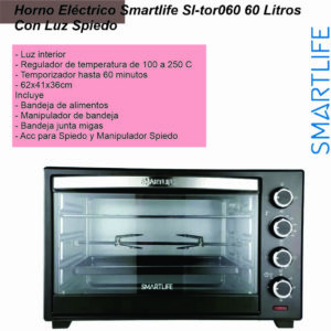 Horno Eléctrico SMARTLIFE SL-TOR060PN 60L