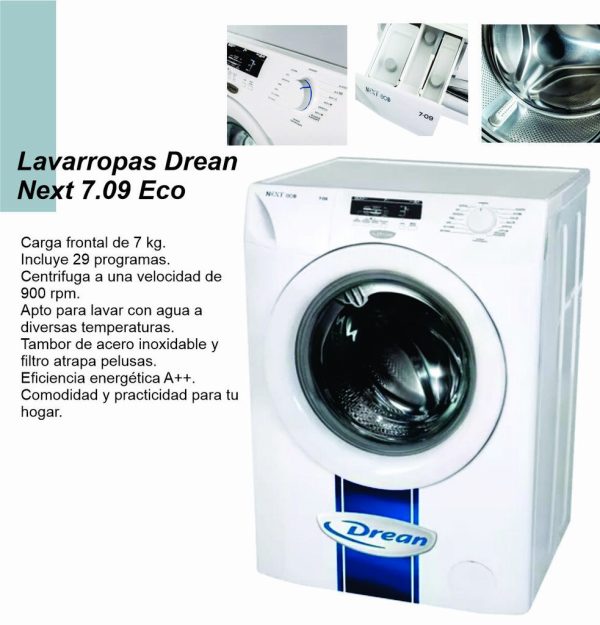 Lavarropas DREAN Next 7.09 ECO