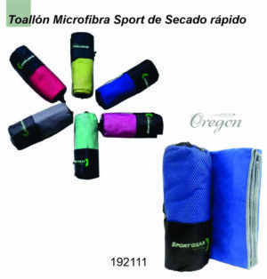 Toallon OREGON cod.1921111 Microfibra Sport