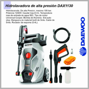 Hidrolavadora de Alta Presion Daewoo DAX1130