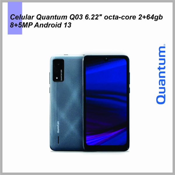 Quantum Q03 6.22'' Octa-Core 2+64 GB 8+5 MP Android 13 Q03-GR-TDF