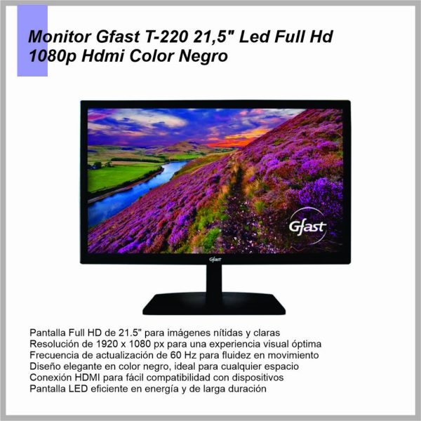 Monitor GFAST T-220 21.5' 1920x1080 FULL HD