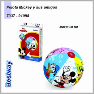 Pelota Mickey y sus Amigos BESTWAY 7337-91098