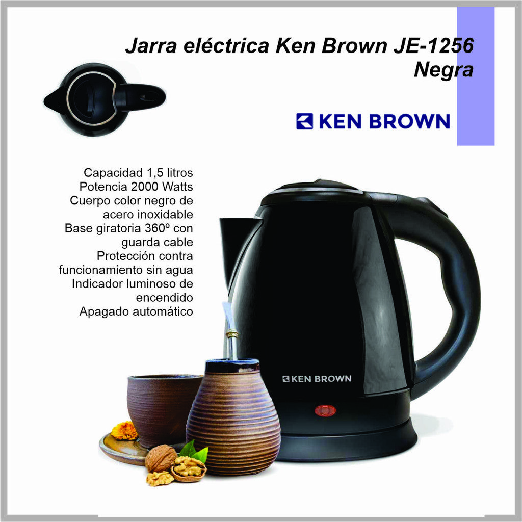 Pava electrica KEN BROWN JE-1256 Negra – AllCell y más