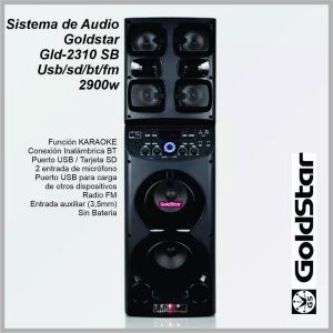 Sistema de audio GOLDSTAR GLD-2310 SB