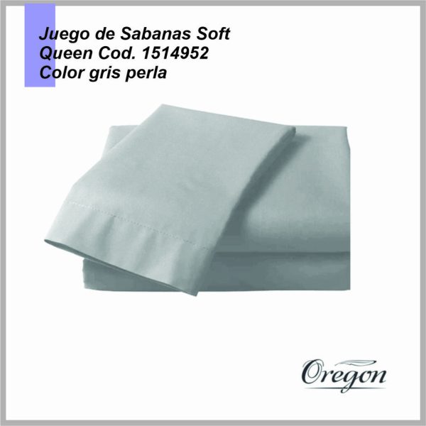 Juego de Sabanas Soft 180 hilos Queen - 2 1/2 plazas - cod.1514952