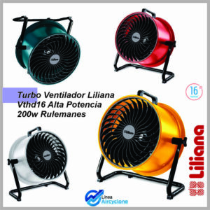 Turboventilador Reclinable LILIANA 16” 3 ASPAS AL – VVTHD16