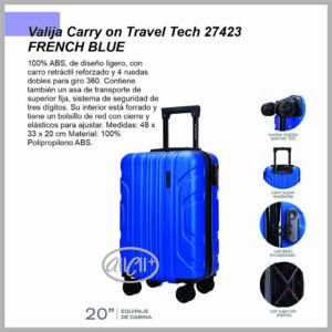 Carry On Travel Tech 20” Color French Blue MA0027423FB
