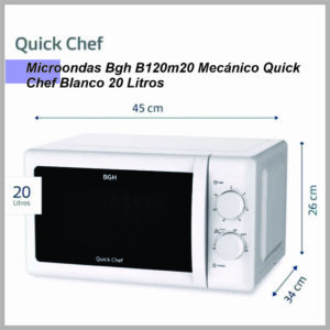 Microondas BGH Q. Chef B120M20