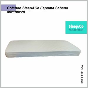 Colchon SLEEP&CO Espuma Sabana 80x190x20
