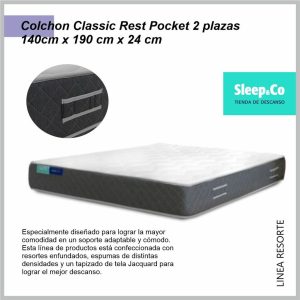 Colchon SLEEP&CO Classic Rest Pocket 140×190