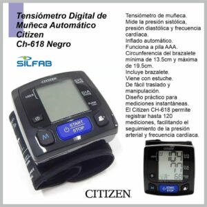 Tensiometro Digital Automatico de Muñeca SILFAB CH-618