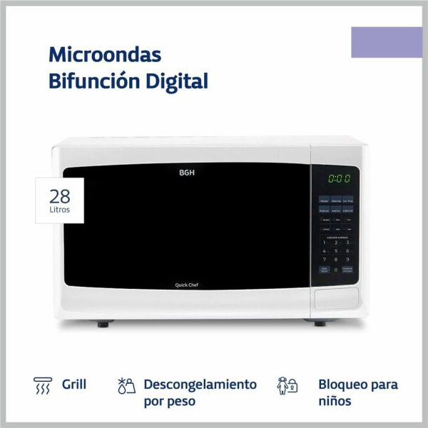 Microondas BGH Q. CHEFF B228DB9 Grill