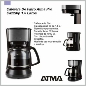 Cafetera de Filtro ATMA inox CA22IBP