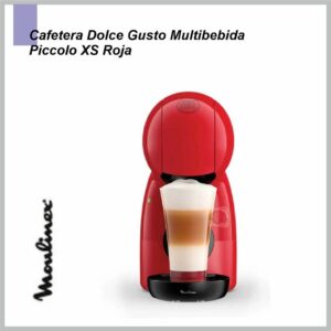 Cafetera DOLCE GUSTO piccolo xs manual (Roja PV1A0558 – Negra PV1A0858)