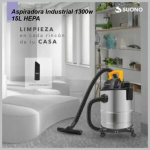 Aspiradora Industrial SUONO 1300w 15lts HEPA HOG0172