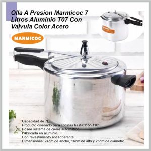 Olla a presion duraluminio MARMICOC T07 OLLTRAT07