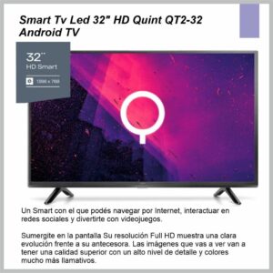Smart Tv QUINT 32” QT2-32ANDROID