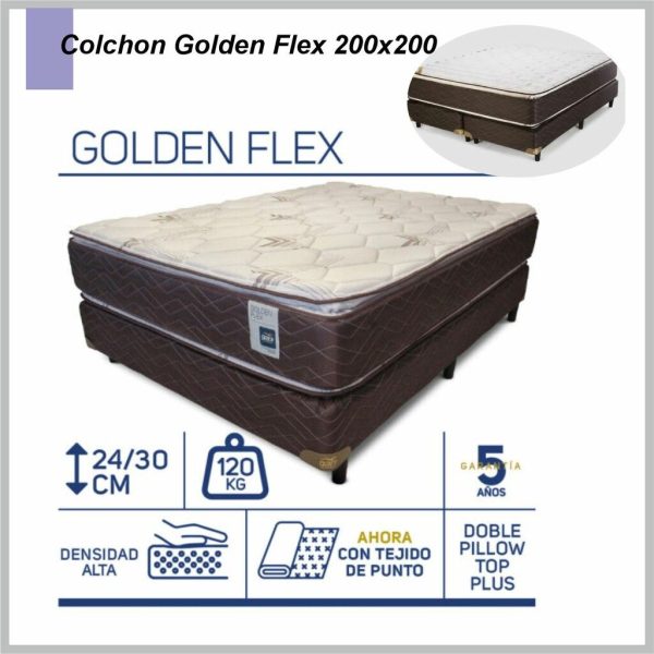Colchon GANI Golden Flex 3.0 ptop 200x200x30