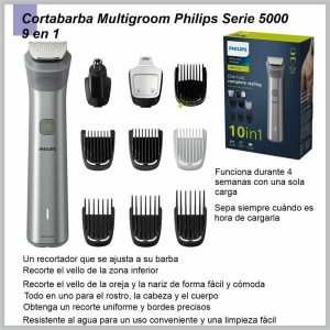 Cortadora de Pelo  PHILIPS Mukltigroom serie 5000 9 en 1 MG5920/15