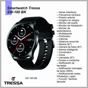 Reloj Smartwatch TRESSA SW-180/BK
