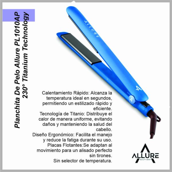 Planchita de Pelo ALLURE PL1010AP